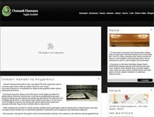 Tablet Screenshot of osmanlihamam.com